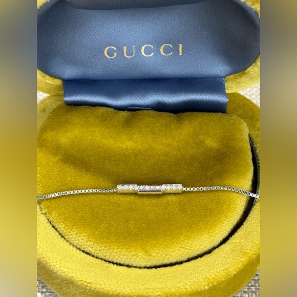 GUCCI “Link to love” necklace with diamonds - Picture 4 of 12